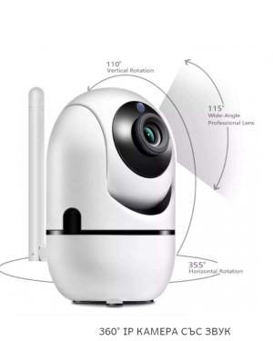 360° IP КАМЕРА СЪС ЗВУК