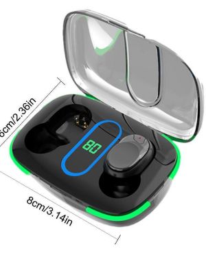 Стерео безжични слушалки КLGO HK-90BL Pure BASS ,Bluetooth 5.0 Touch Control с кутия за безжично зареждане, модел 2023