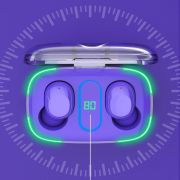 Стерео безжични слушалки КLGO HK-90BL Pure BASS ,Bluetooth 5.0 Touch Control с кутия за безжично зареждане, модел 2023