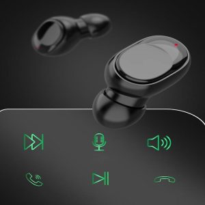 Стерео безжични слушалки КLGO HK-90BL Pure BASS ,Bluetooth 5.0 Touch Control с кутия за безжично зареждане, модел 2023
