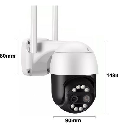 5MP  WiFi камера Външна 10X Zoom PTZ Сигурност CCTV IP с двоен обектив