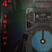 ТОНКОЛОНА KTS-1513 акумулаторна, 4inch, 5W, Bluetooth, Микрофон bluetooth БЕЗЖИЧНА