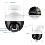 ОХРАНИТЕЛНА WiFi КАМЕРА LyLu 6MP Smart Sphere ptz iCSee app