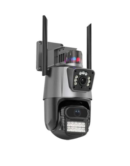 Двойна WIFI PTZ камера за видеонаблюдение 8MP iCsee app