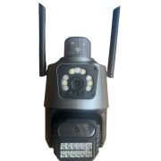 Двойна WIFI PTZ камера за видеонаблюдение 8MP iCsee app