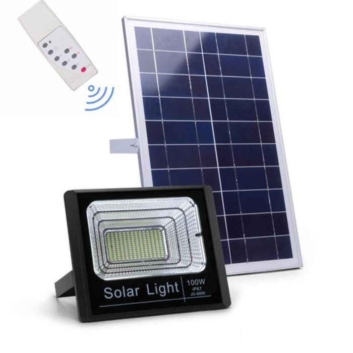 СОЛАРНА ЛАМПА С ОТДЕЛЕН ПАНЕЛ 100W